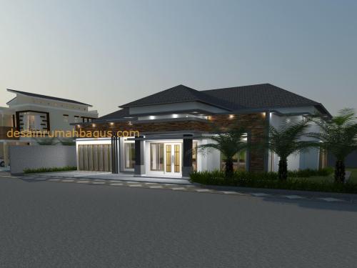 Desain Rumah 1 Lantai Atap Limasan (3)