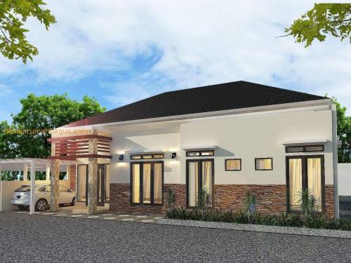 Desain Rumah 1 Lantai Atap Limasan 3