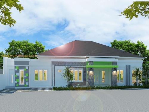 Desain Rumah 1 Lantai Atap Limasan (4)