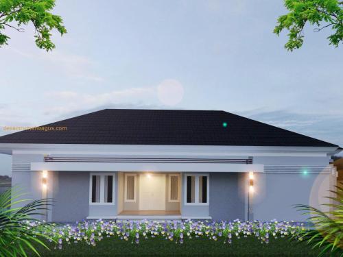 Desain Rumah 1 Lantai Atap Limasan (9)