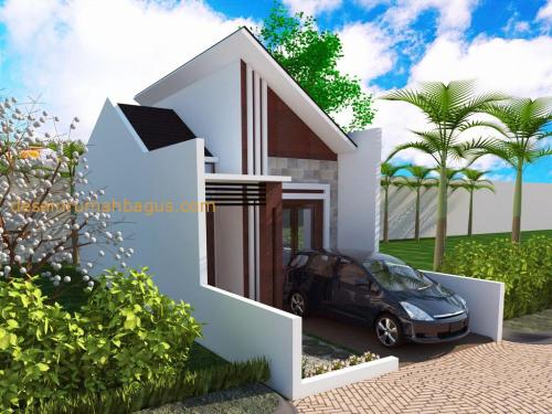 Desain Rumah 1 Lantai Atap Miring (4)