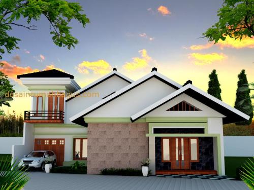 Desain Rumah 1 Lantai Atap Pelana 10