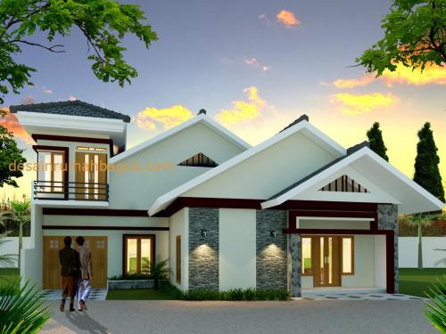 Desain Rumah 1 Lantai Atap Pelana 11