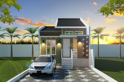 Desain Rumah 1 Lantai Atap Pelana (12)