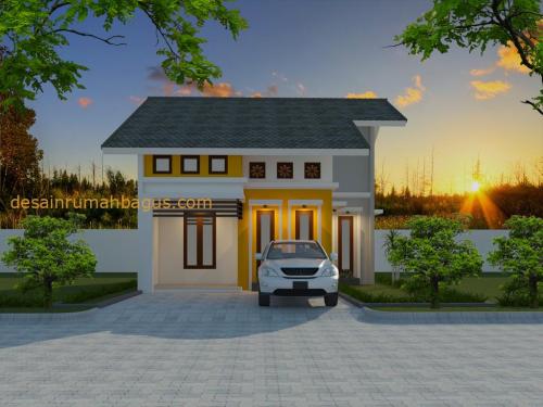 Desain Rumah 1 Lantai Atap Pelana (13)