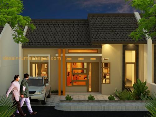 Desain Rumah 1 Lantai Atap Pelana 13