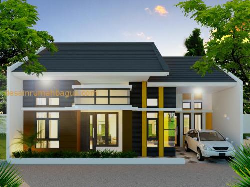 Desain Rumah 1 Lantai Atap Pelana 2