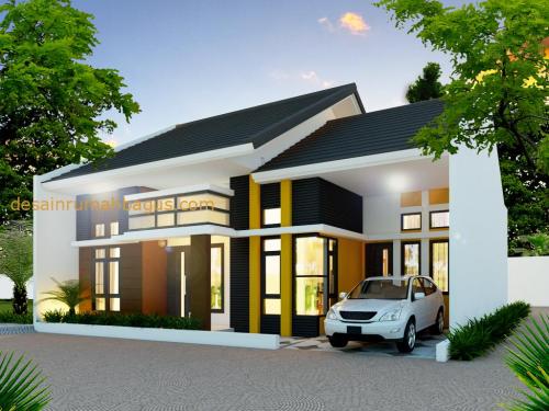 Desain Rumah 1 Lantai Atap Pelana 5