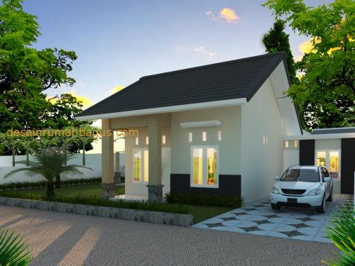 Desain Rumah 1 Lantai Atap Pelana 9