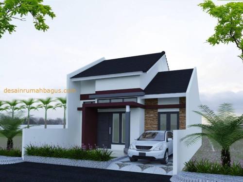 Desain Rumah 1 Lantai Atap Pelana