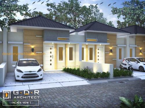 Desain Rumah 1 Lantai Perumahan Cluster (10)