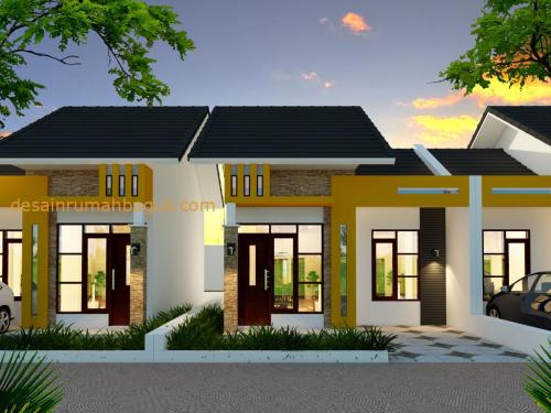 Desain Rumah 1 Lantai Perumahan Cluster (2)