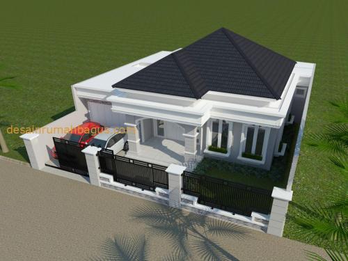 Desain Rumah 1 Lantai Tampak Atas (1)