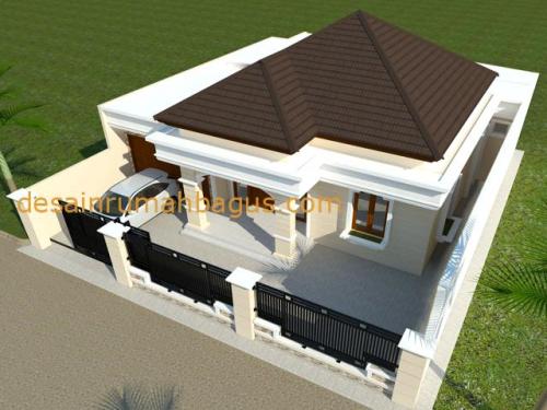 Desain Rumah 1 Lantai Tampak Atas (2)