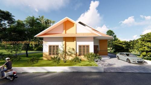 Desain Rumah 1 Lantai Villa (1)