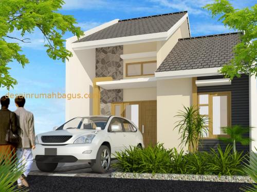 Desain Rumah 1 Lantai dengan Cat Cream Tua 5