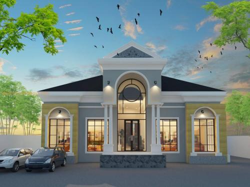 Desain Rumah 1 Lantai dengan Style Mediteran (5)