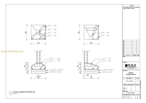 GK(28) Gambar Kerja Rumah Bpk H Detail Pembesian 3