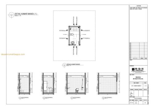 GK(40) Gambar Kerja Rumah Bpk H Detail Kamar Mandi 1