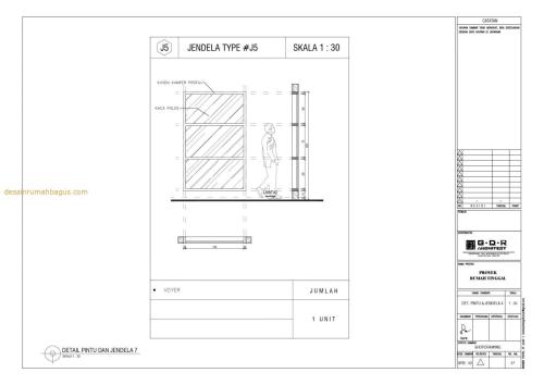 GK(61) Gambar Kerja Rumah Bpk H Detail Pintu dan Jendela 7